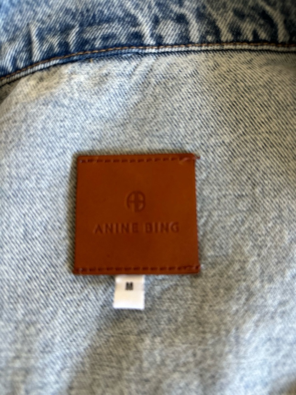 Anine Bing Rory Denim Jacket - Picture 3 of 3